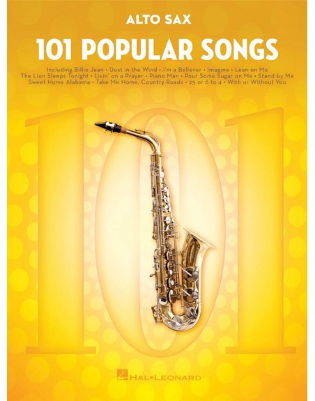 101 POPULAR SONGS - SAX ALTO