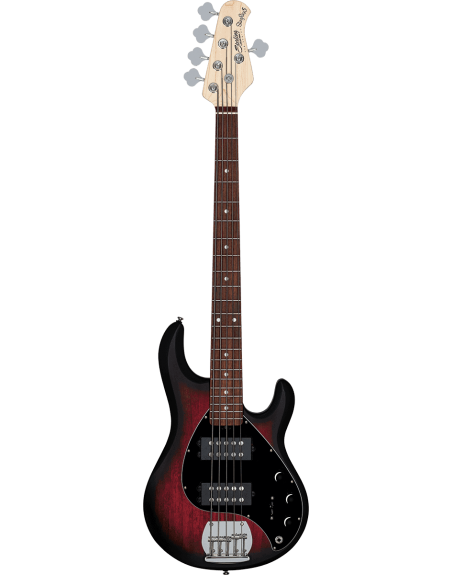 Sterling stingray 5 Ruby Red Burst Satin