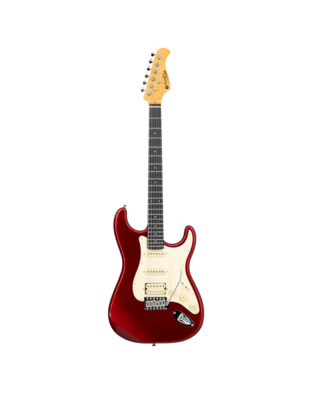 PRODIPE GUIT ELEC HSS LH ST83 CANDY RED