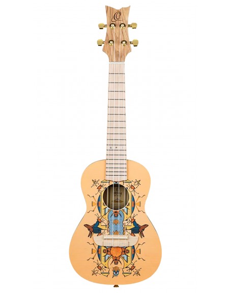 UKULELE CONCERT ORTEGA SERIE ART EGYPTE
