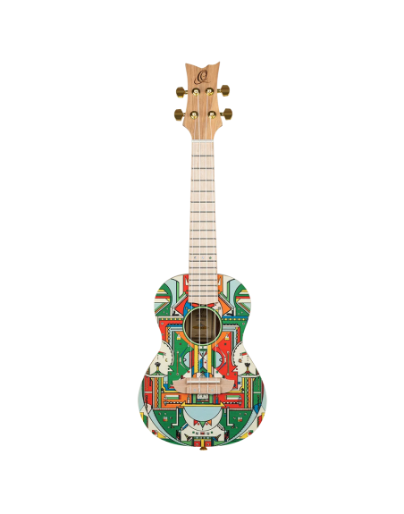 UKULELE CONCERT ORTEGA SERIE ART HIMALAY