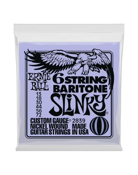 JEU CORDES ERNIE BALL 13-72 BARITONE