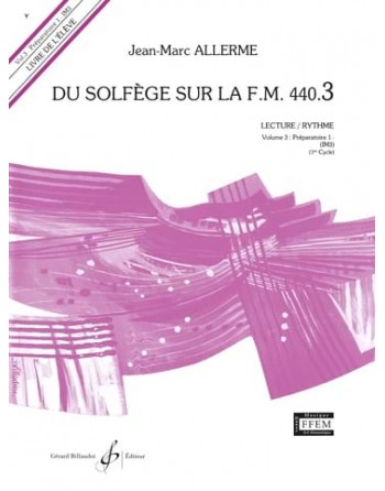 DU SOLFEGE A LA FM 3...