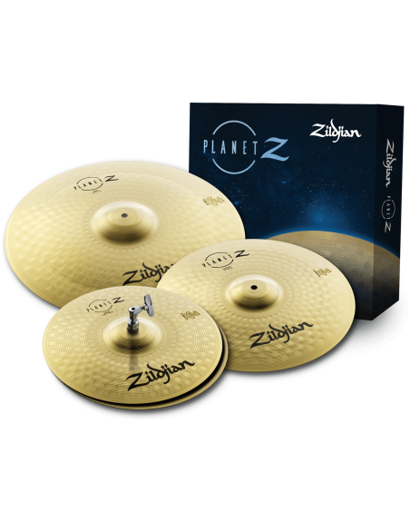 ZILDJIAN PACK CYMBALES PLANET ZSET 14"-16"-20"