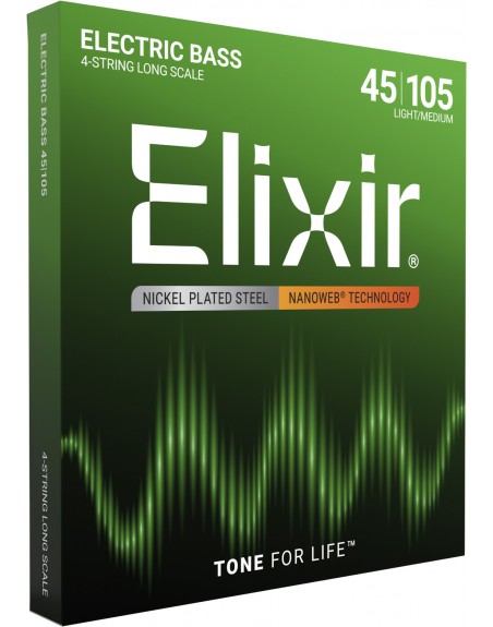 ELIXIR JEU CORDE BASS 45-105